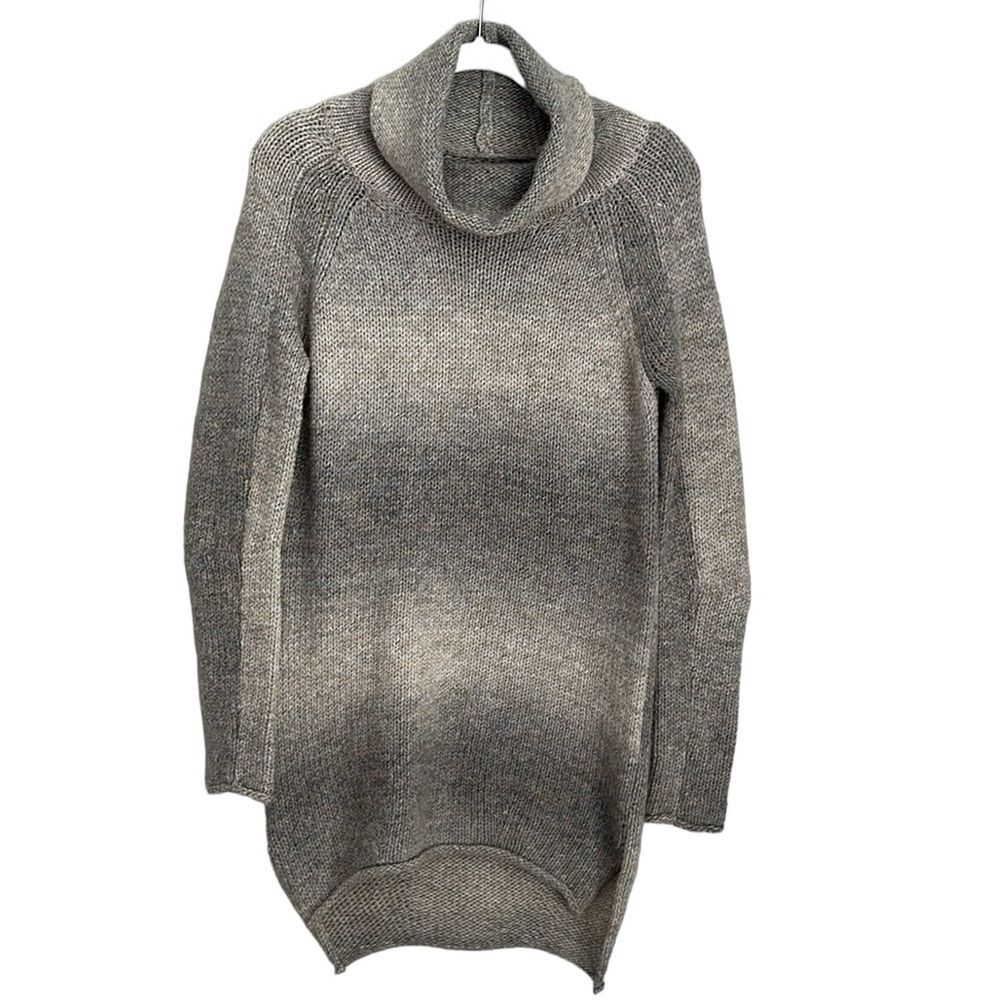 Aritzia Wilfred Italian Yarn Turtleneck Womens Ombré Wool Blend Sweater Tunic XS